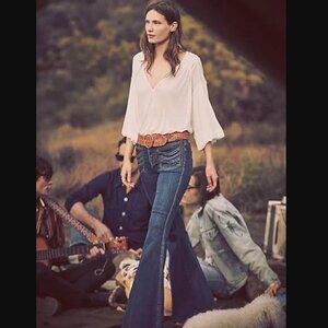NWT Free People Stella High Rise Flares